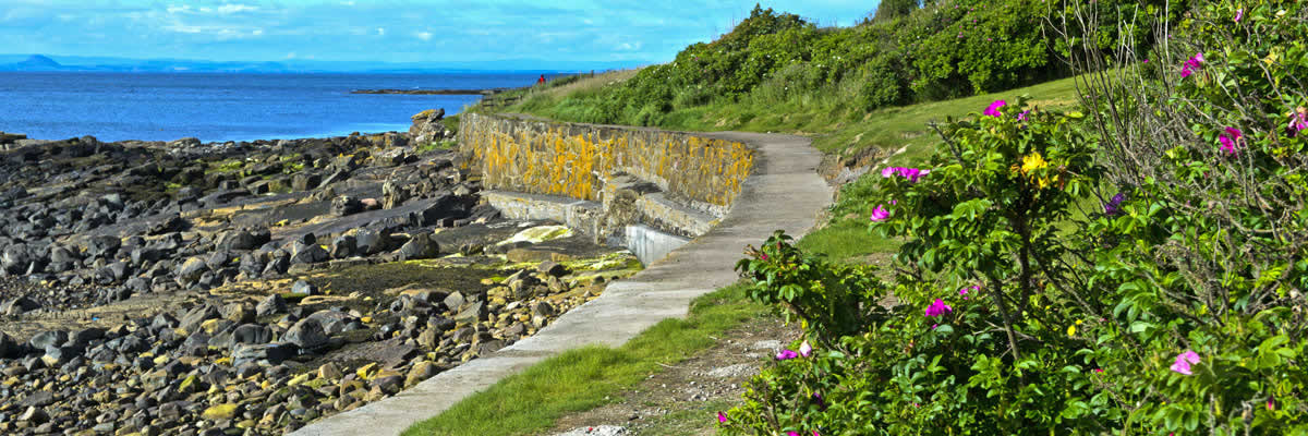 Coastal path in Fife